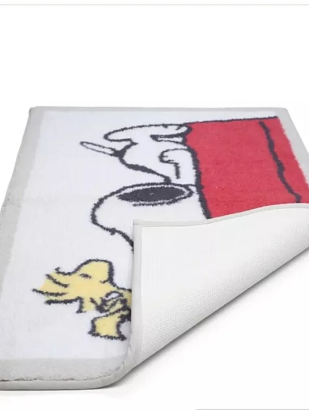 The Big One Peanuts Snoopy & Woodstock 2-PK Bath Rugs- Ivory